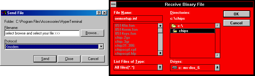 Transferring files Transferring files