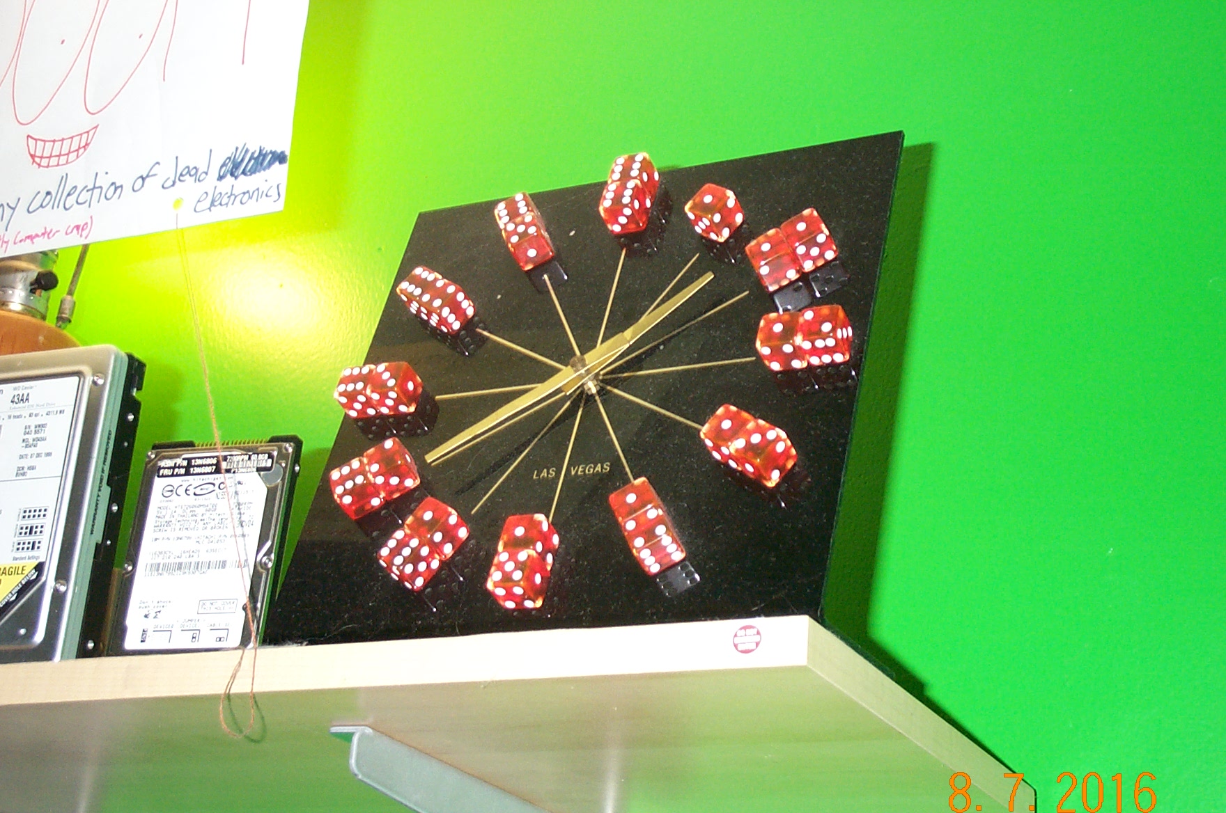 Dice clock