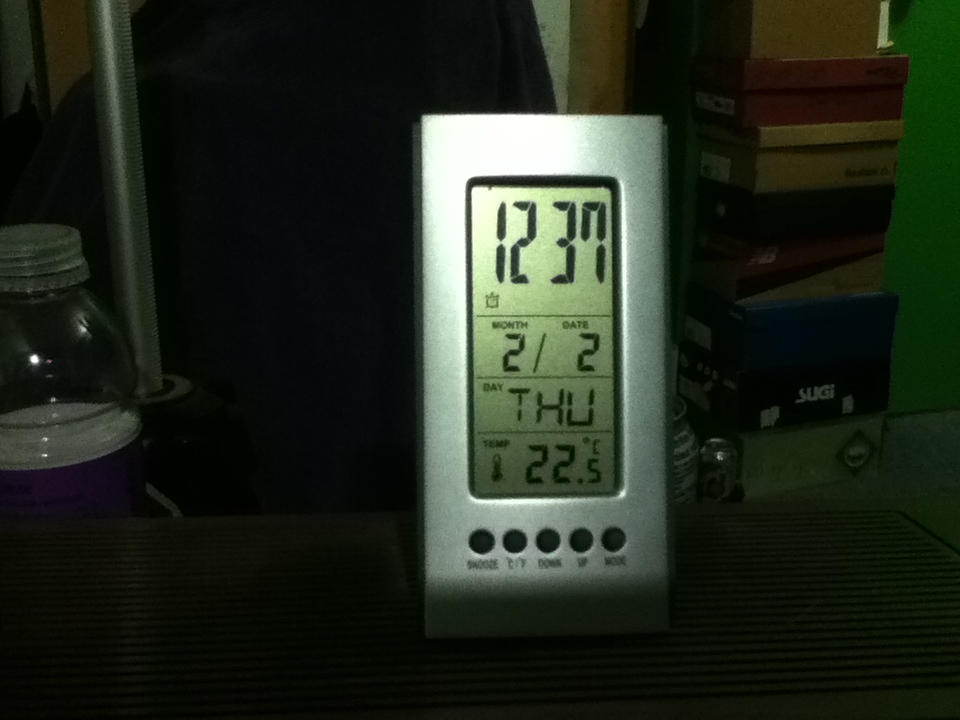 Random thermometer clock thingy