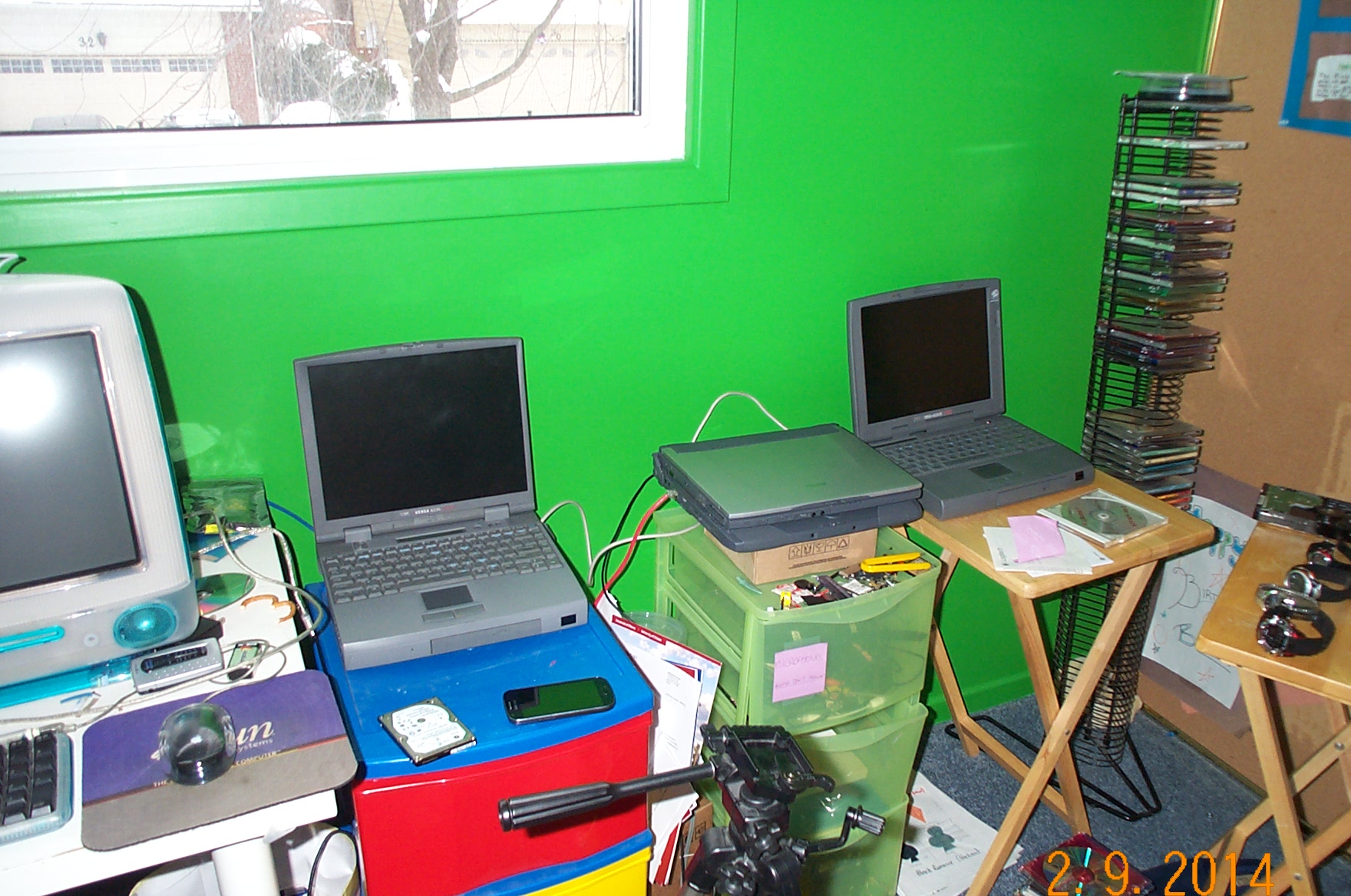 The three vintage laptops The Lab Feb 2014