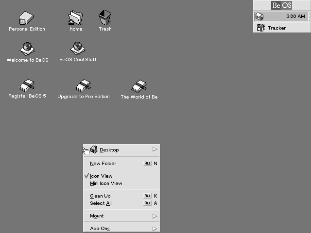 BeOS 5 Context