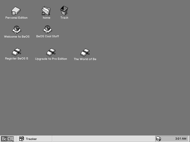 BeOS 5 Windows-like