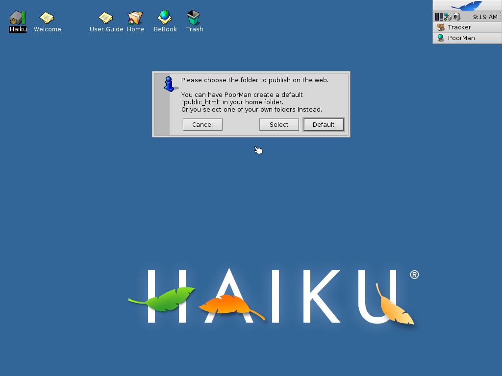 Haiku Alpha 4.1 PoorMan