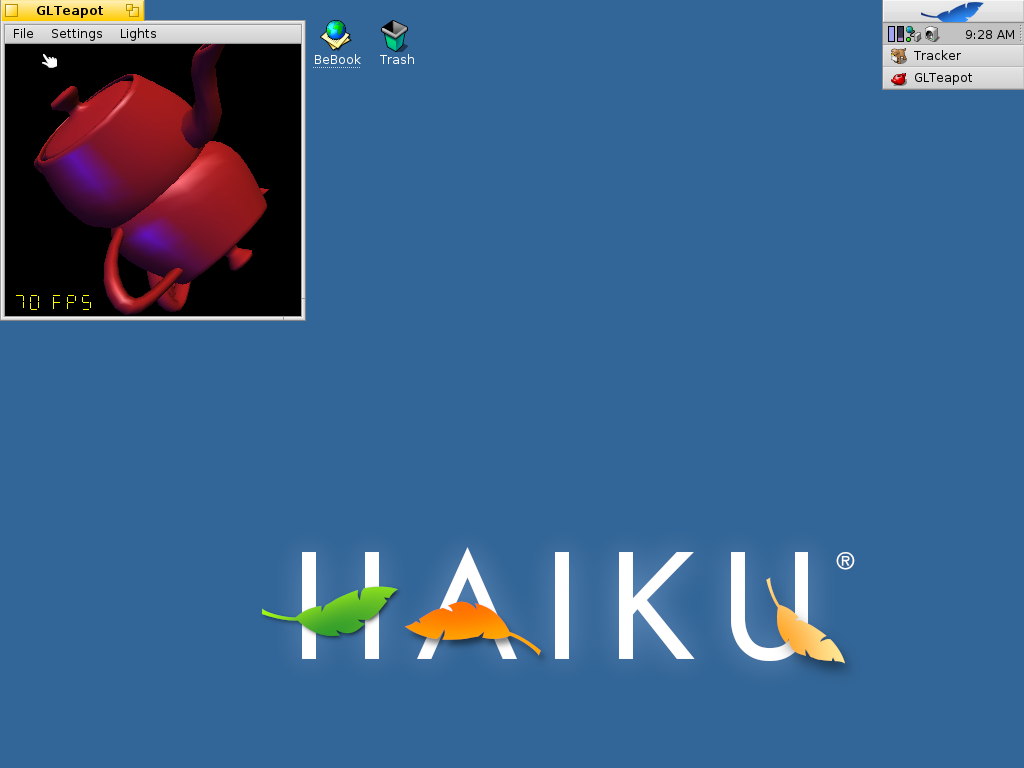 Haiku Alpha 4.1 GLTeapot