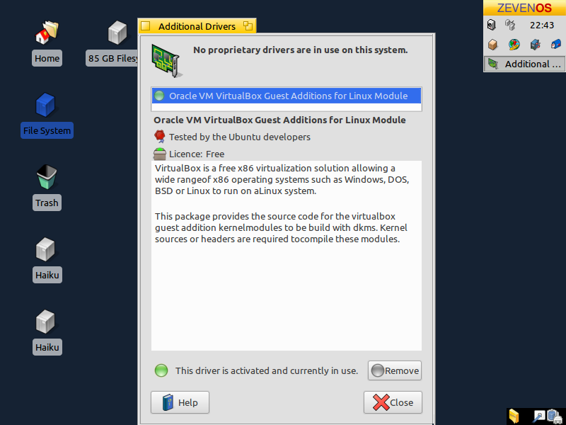 ZevenOS Restricted Drivers