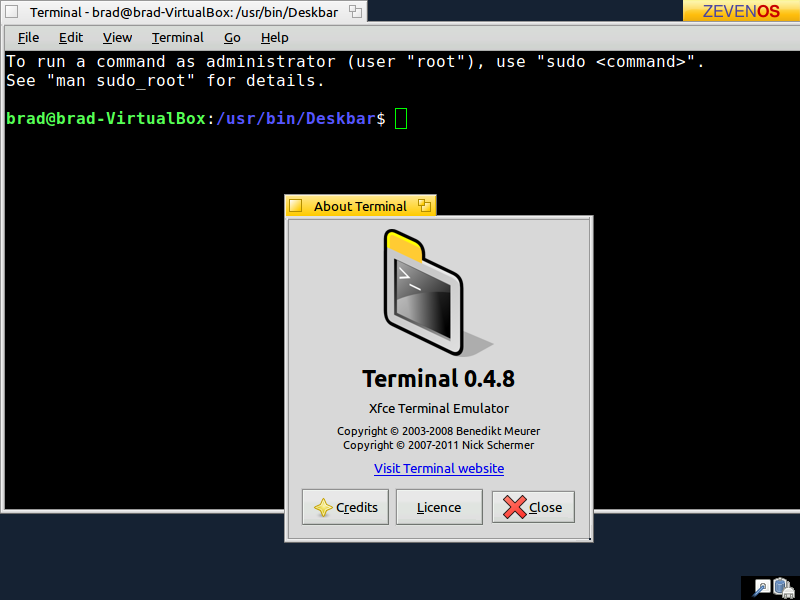 ZevenOS Terminal