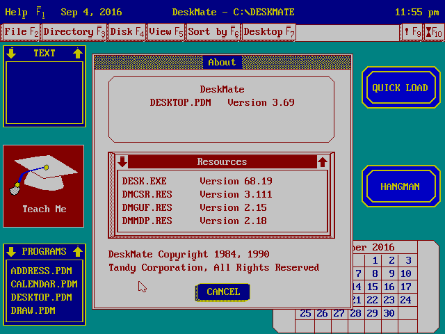 Deskmate 3.69 About