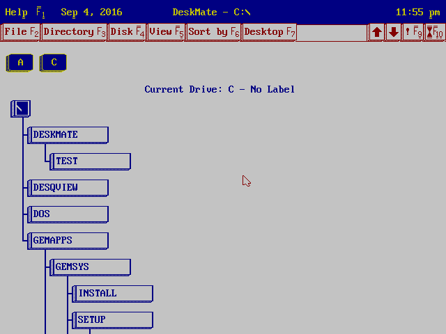 Deskmate 3.69 Tree view