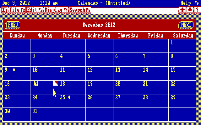 PDM 2 Calendar