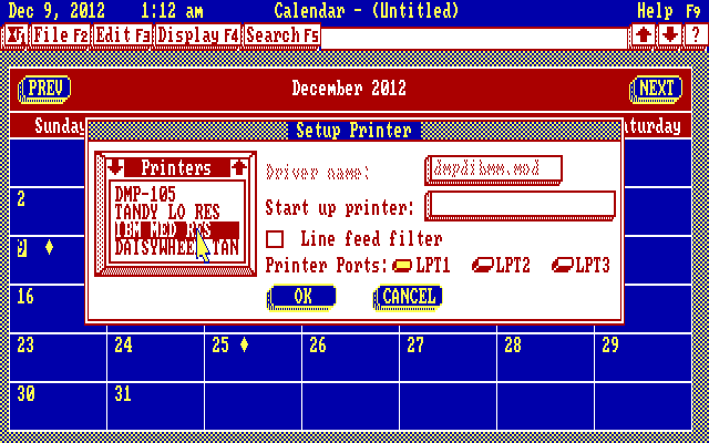 PDM 2 Printing