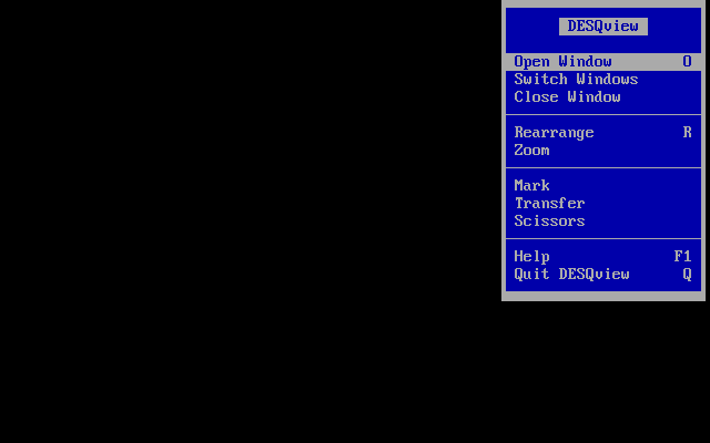 Desqview 2.8 Main