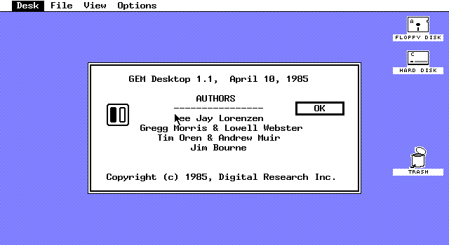 GEM 1.1 Desktop