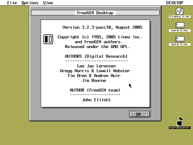 OpenGEM 6 About