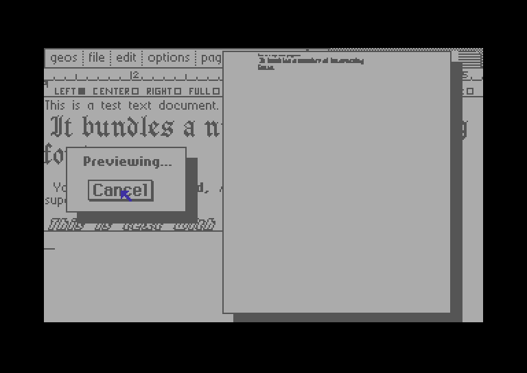 C64 GEOS Preview