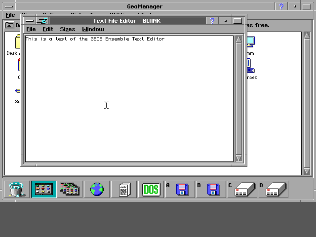 GEOS Ensemble Text Editor