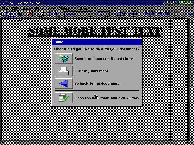 NewDeal Office 2000 Easy Mode Save
