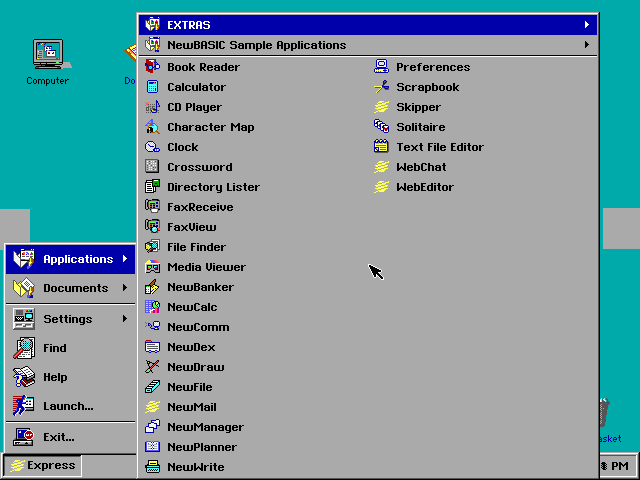 NDO 3.2 Menu