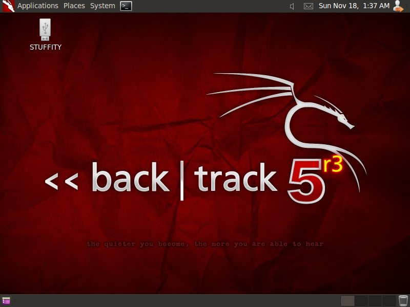 BackTrack Desktop