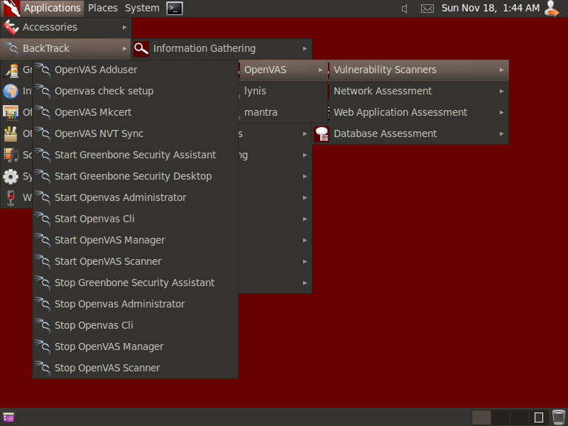 BackTrack Penetration Tools