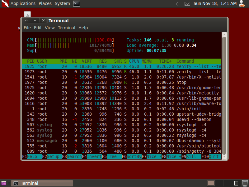 BackTrack XTop