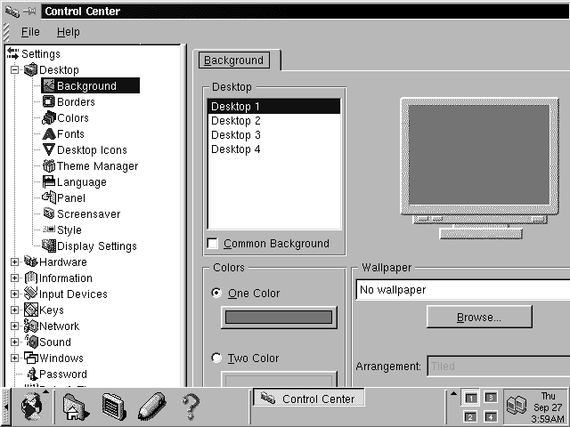 Corel Control Center