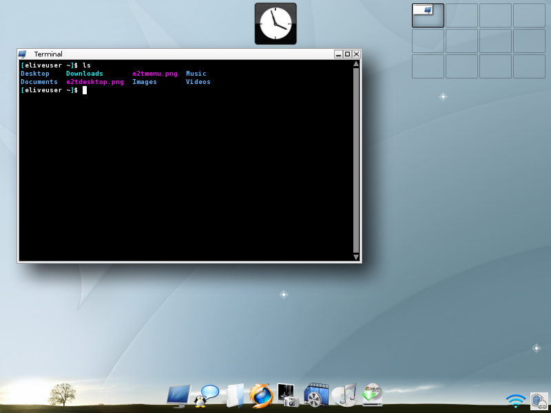 Elive 2 Topaz Terminal