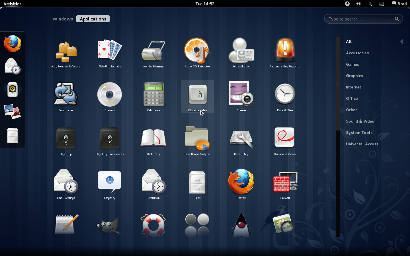Fedora 15 Applications