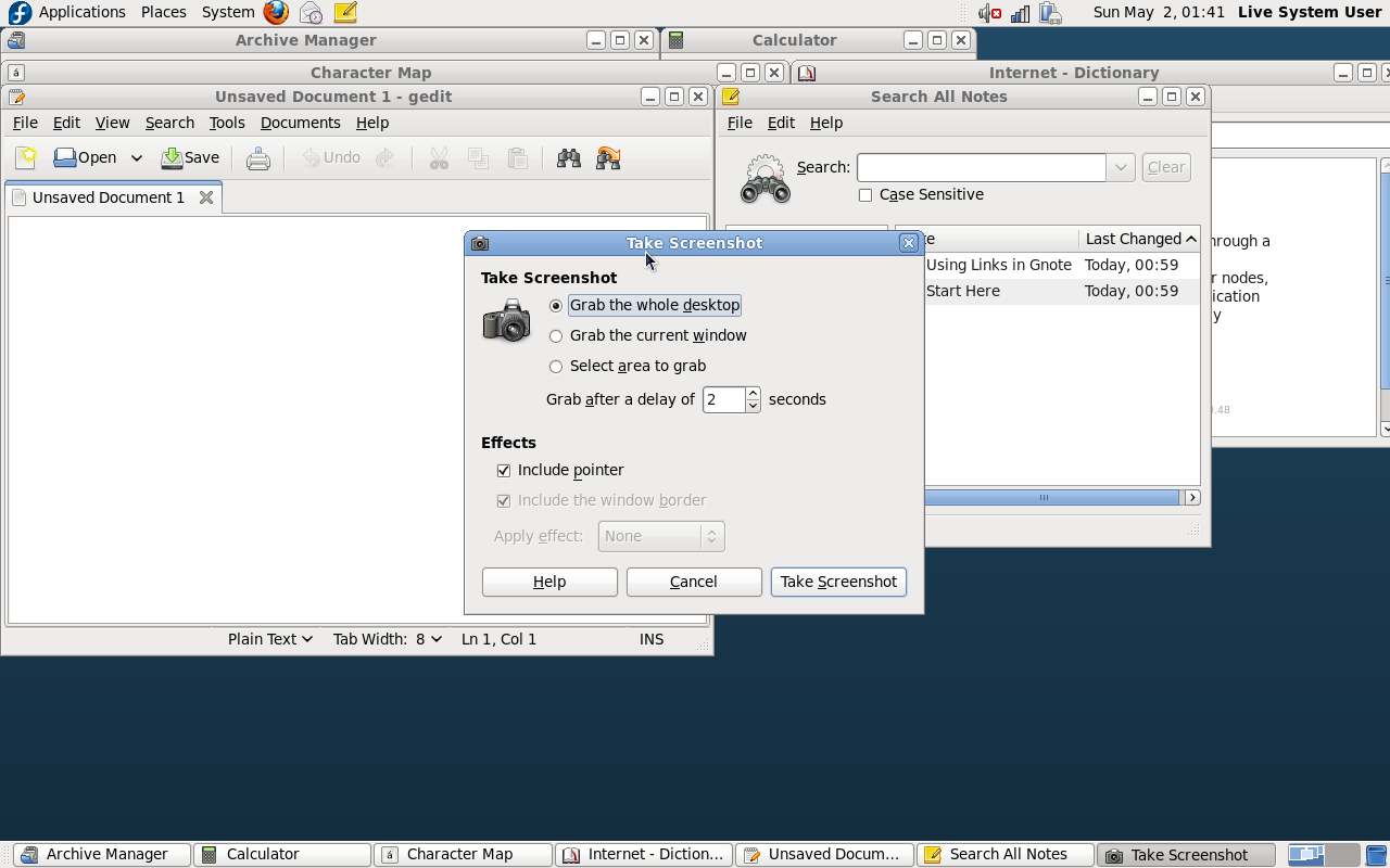 Fedora 12 GNOME Applications