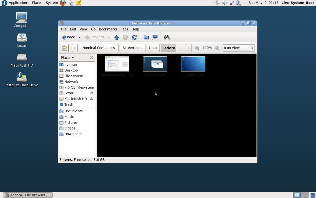 Fedora 12 GNOME Epic Failure