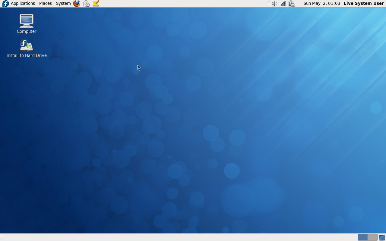 Fedora 12 GNOME Desktop