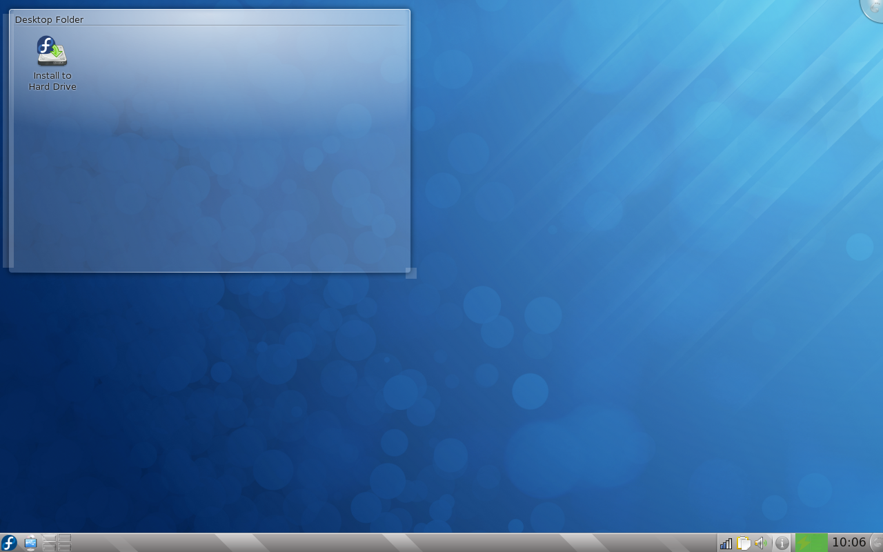 Fedora 12 KDE Desktop