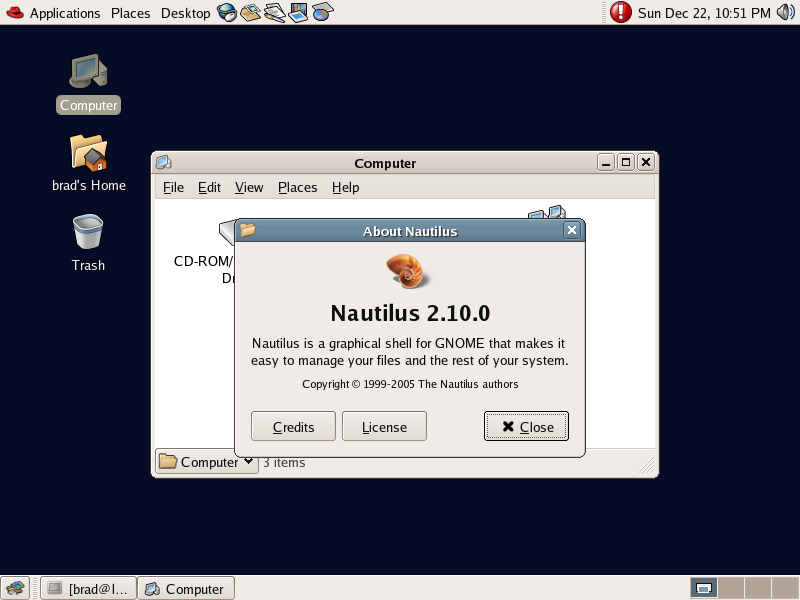 Fedora Core 4 File Management