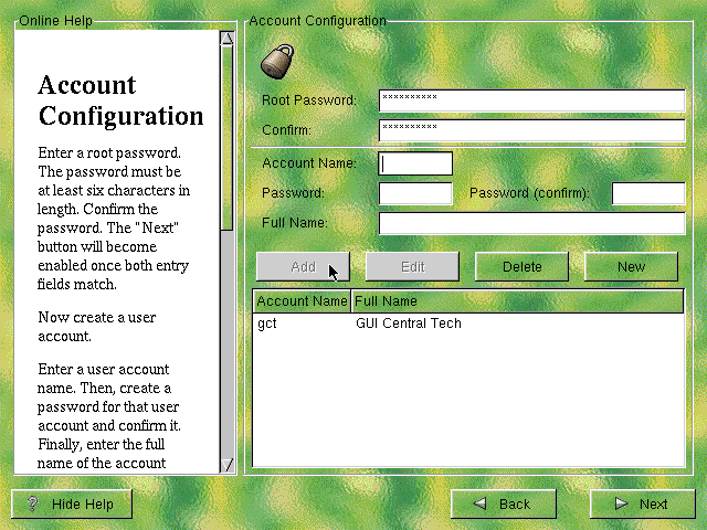 Gentus Linux User setup