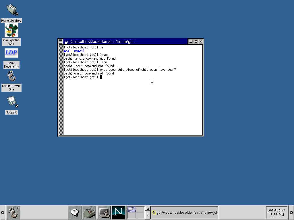 Gentus Linux Terminal