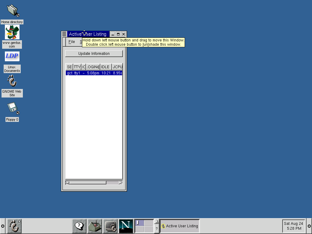 Gentus Linux User list