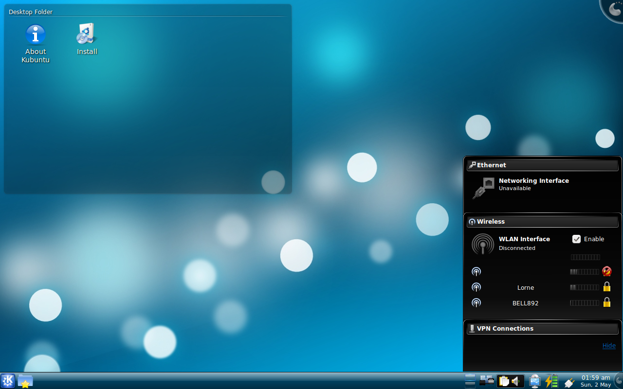 Kubuntu 9.04 Connecting2
