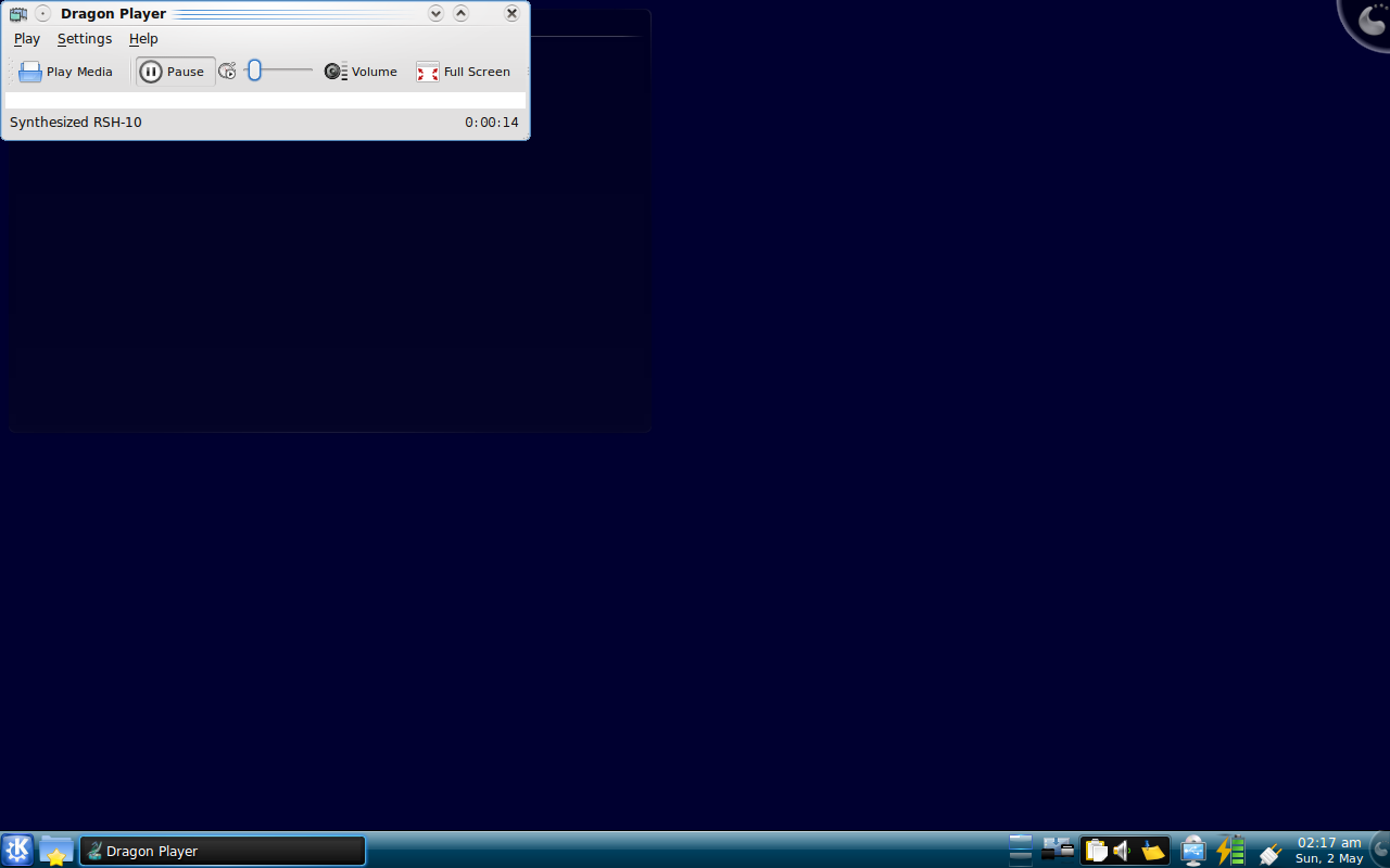 Kubuntu 9.04 Player