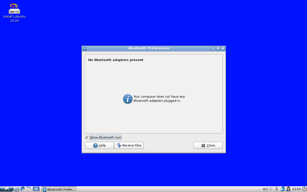 Lubuntu 10.04 Bluetooth