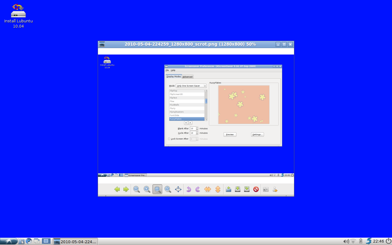 Lubuntu 10.04 Image Viewer