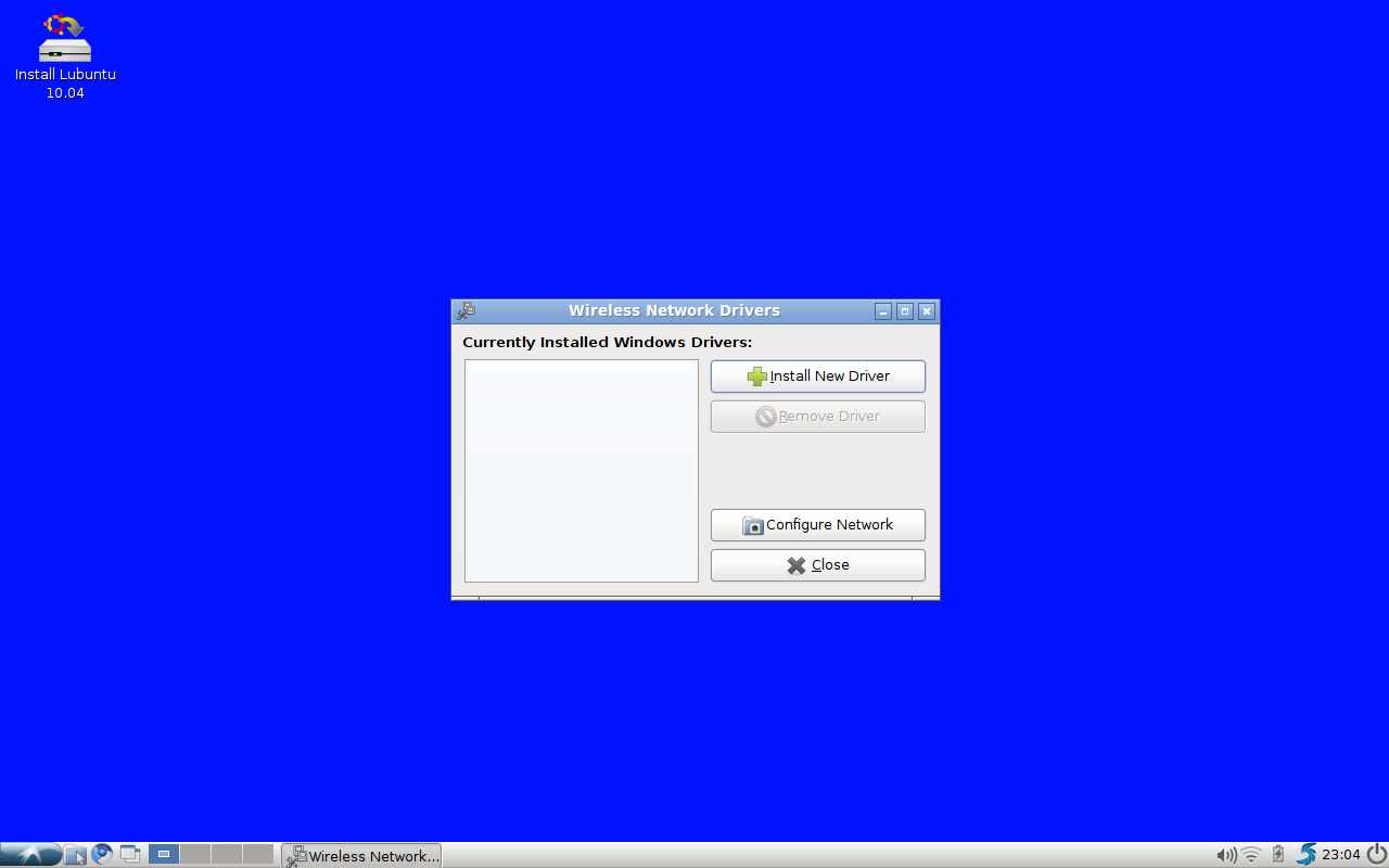 Lubuntu 10.04 Windows drivers?