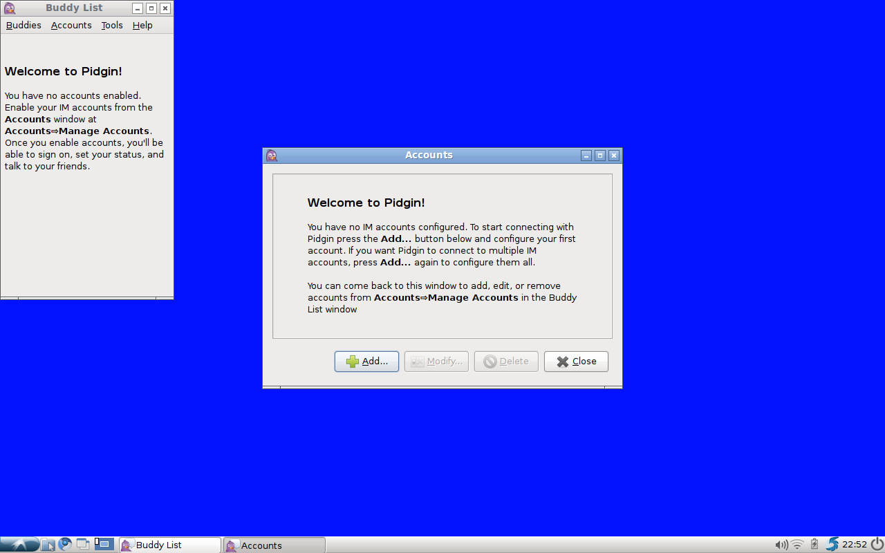Lubuntu 10.04 Pidgin