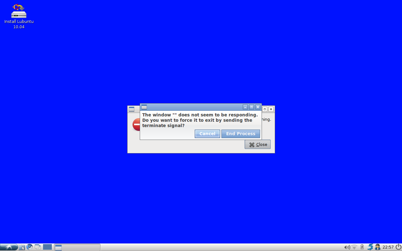 Lubuntu 10.04 Terminate