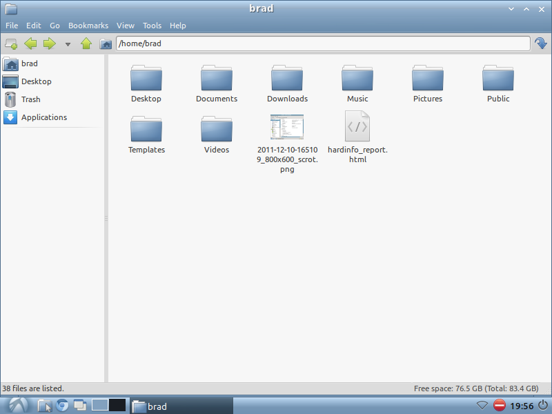 Lubuntu 11.04 File Management