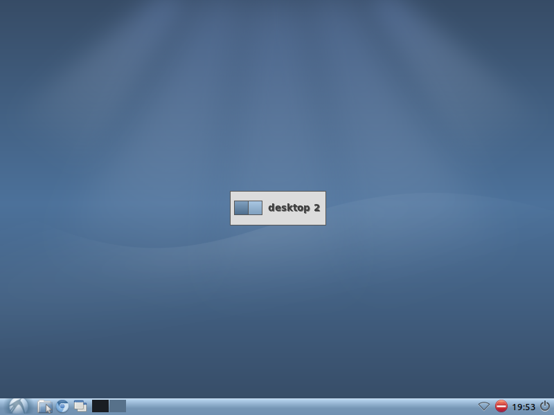 Lubuntu 11.04 Multiple Desktops
