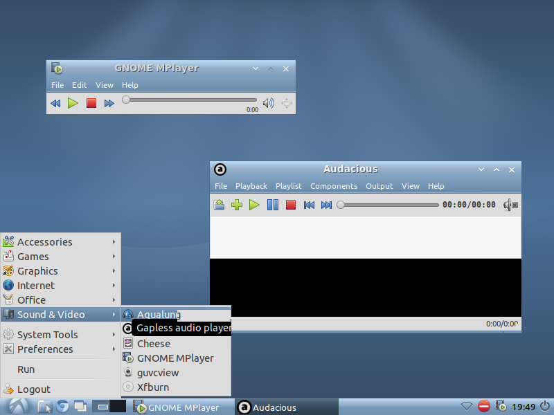 Lubuntu 11.04 Music