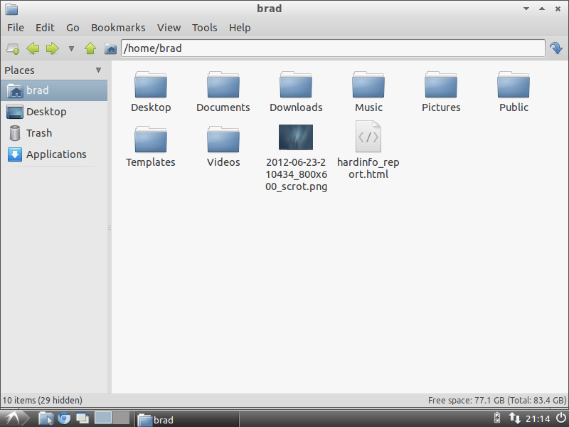 Lubuntu 11.10 File Management