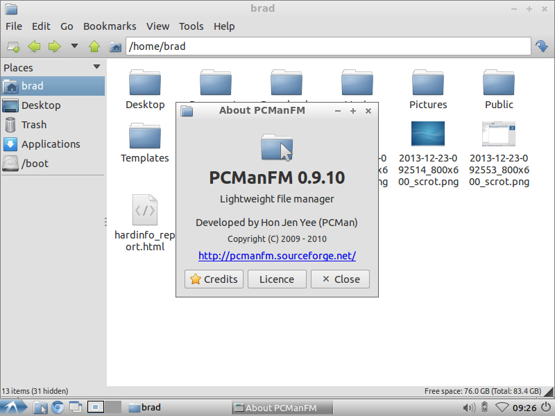 Lubuntu 12.04 File Management