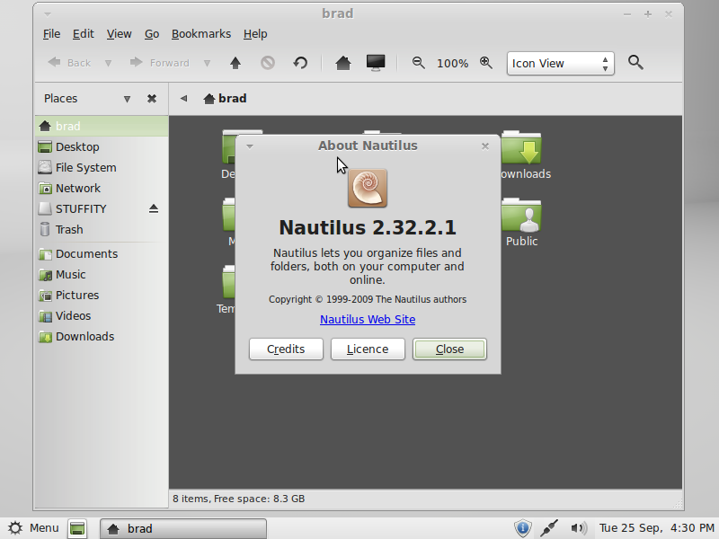 Linux Mint 11 File Management