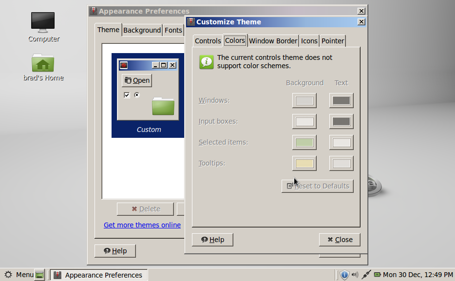 Mint 13 MATE Themes
