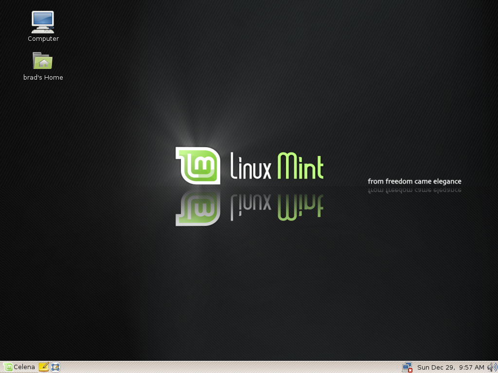 Linux Mint 3.1 Desktop